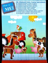 Kit de bricolage ME KIDS en aggloméré, ferme, tracteur et animaux