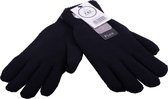 P&T Heren Handschoenen Flex - Gebreid - Zwart - One size