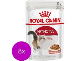 96x Royal Canin Instinctive Gravy Kattenvoer Nat Instinctive 85 gr