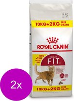 Royal Canin Fit 32 - Kattenvoer - 2 x 10+2 kg Bonusbag