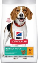 Hill's Science Plan Canine Perfect Weight - Adult 1+ - Kip - Hondenvoer - 10 kg