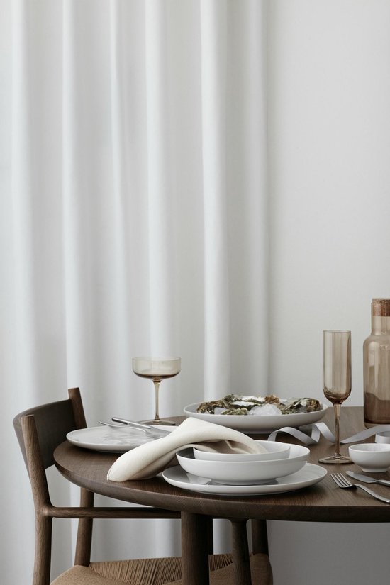 Assiette Présentation Blomus Nimbus Cloud Beige 30,5 Cm - Porcelaine 64148