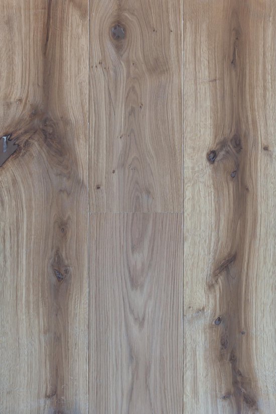 Strakke houten vloer met eiken toplaag, naturel wit - blankhoudend  geolied... | bol.com