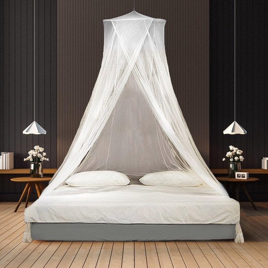 Luxe klamboe - Muggennet - Mosquitonet- Insect verwerper - Bed gordijn -  Bedcover -... | bol.com