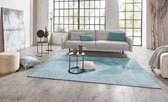 Vintage vloerkleed Carme - turquoise 80x150 cm