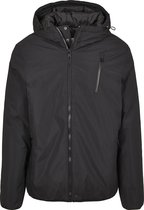 Hooded Sporty Zip Jacket zwart