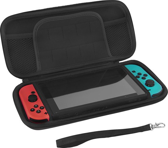 Housse pour Nintendo Switch - Housse de rangement Premium avec  compartiments de... | bol.com