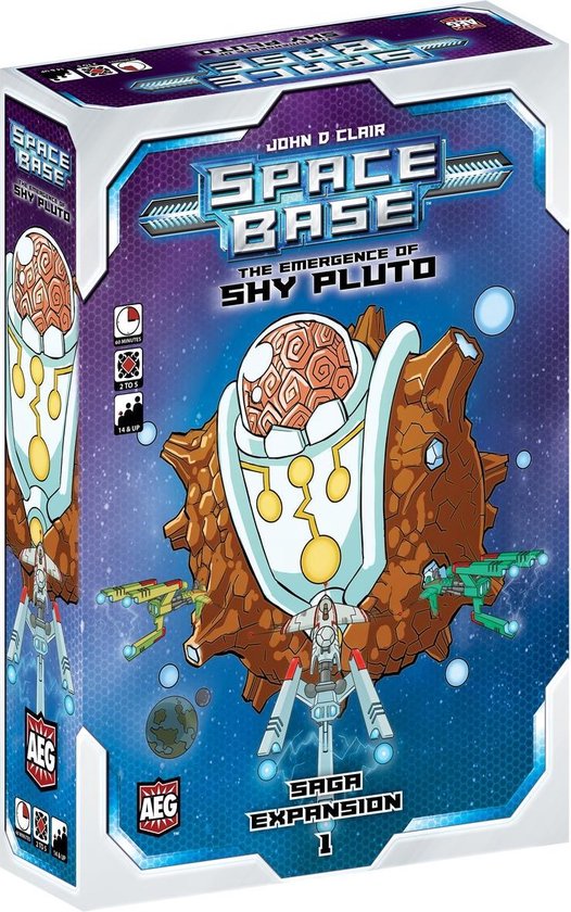 Boek: Space Base: The Emergence of Shy Pluto, geschreven door Alderac Entertainment Group