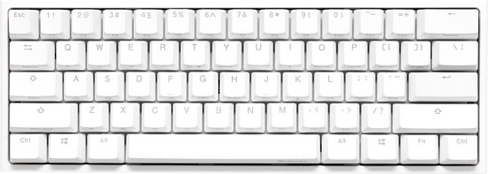 Ducky One 2 Mini White Rgb Mx Silentus Bol Com