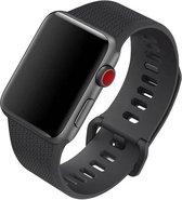 Silicon Bandje 38 MM voor Apple Watch - zwart