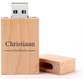 Christiaan naam kado verjaardagscadeau cadeau usb stick 32 GB