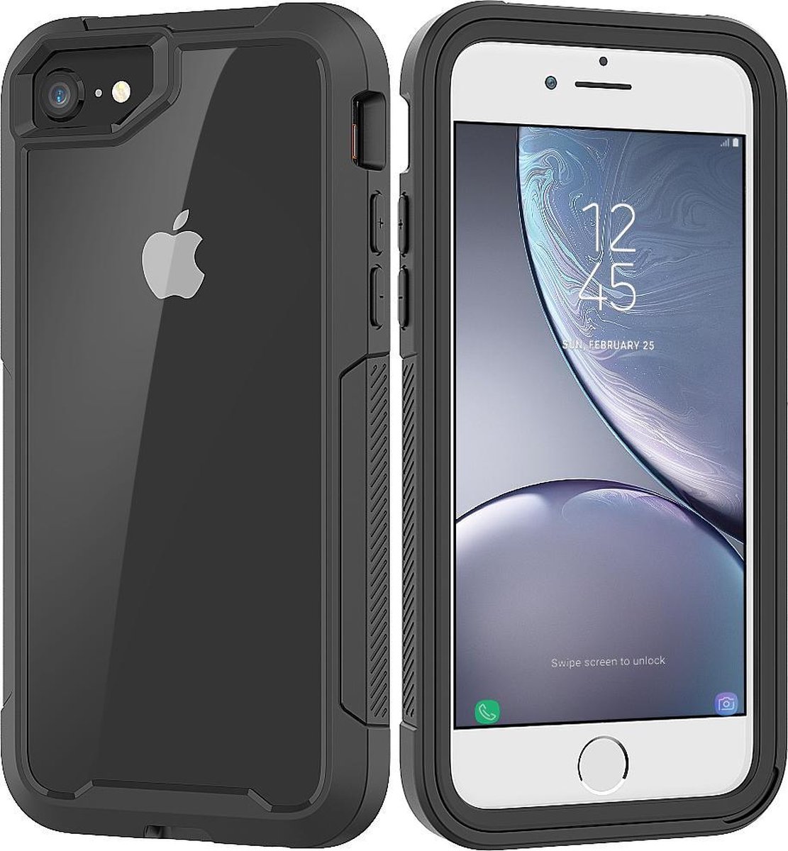 Casecentive Shockproof case - Extra beschermend hoesje - iPhone 6(S) / 7 /  8 / SE 2020... | bol.com