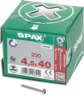 ABC-Spax Spaanplaatschroef - TO CK KV - 4,5 x 40 mm - 200 stuks