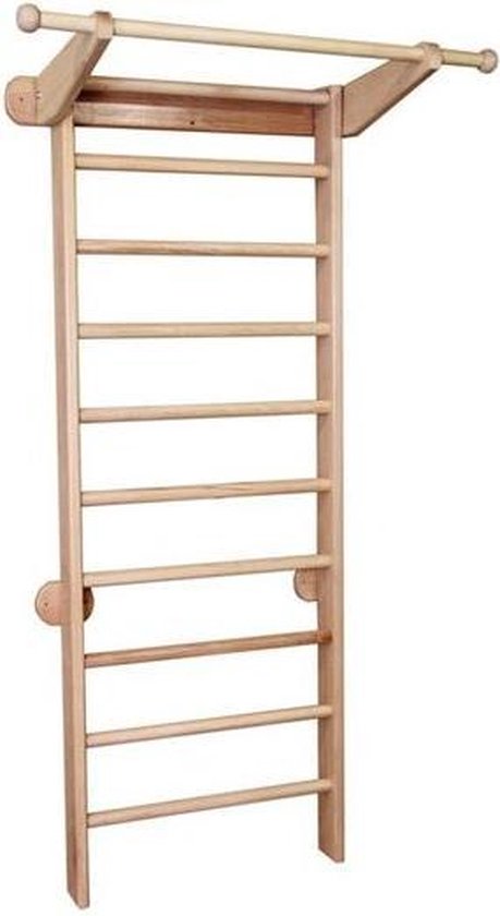 Klimspeel Wereld - Klimrek Uniek - Sportwand Klimtoestel Klimmuur Sportram met uitgebreide Optrekstang