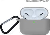 Siliconen Case Apple AirPods Pro Grijs - AirPods hoesje Grijs