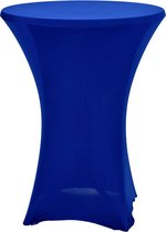 Statafelrok Stretch Style - Ø 85 cm - Blauw