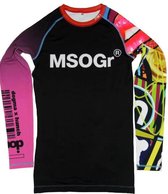 Musou gear Long sleeve Rashguard "mg+ap=(a+f)p" L