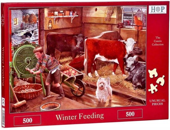 Puzzle d'alimentation d'hiver 500 pièces