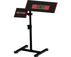 Next Level Racing - Free Standing Keyboard + Mouse Tray - Verstelbaar - Zwart/Rood