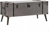 Salontafel Grijs (Incl dienblad) - woonkamer tafel - decoratie tafel - salon tafel - wandtafel - Koffietafel