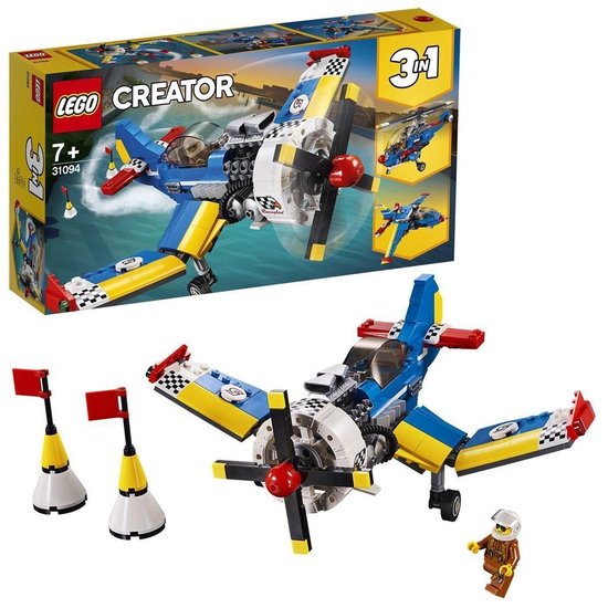 LEGO Creator L'avion de course 3-en-1 31094 – Kit de construction (333  pièces) | bol