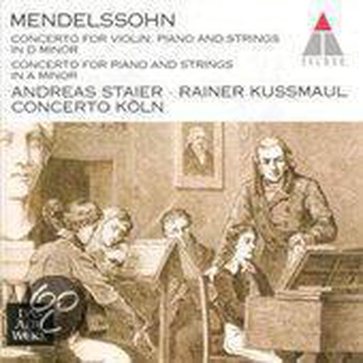 Mendelssohn: Cto For Vln Pno &Amp; Str