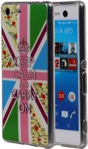 Keizerskroon TPU Backcover Case Hoesjes voor Sony Xperia M5