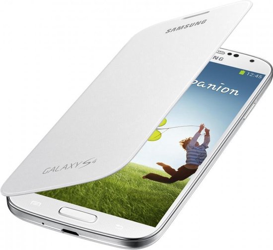 Dat ouder Vermaken Samsung Galaxy S4 Flip Case White | bol.com
