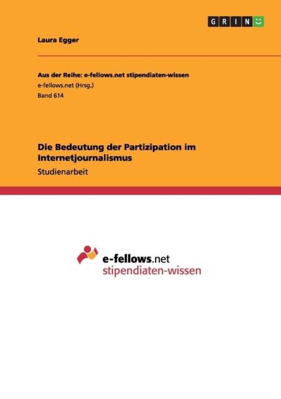 Die Bedeutung der Partizipation im Internetjournalismus - cover