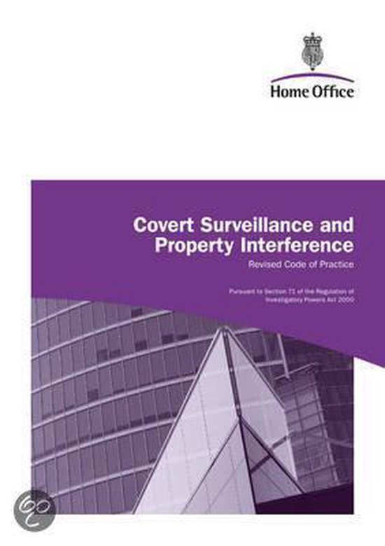 Covert Surveillance and Property Interference 9780113413362 Great