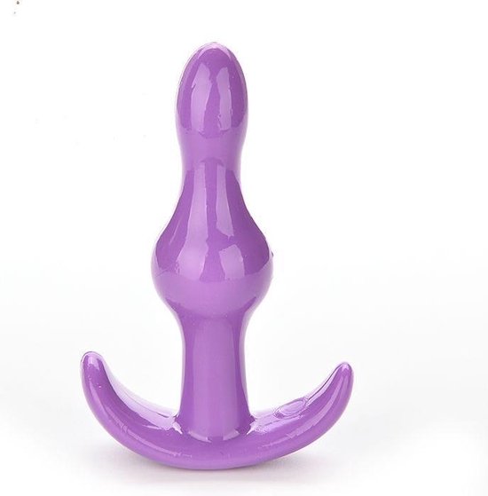 2 beads beginners buttplug kleru paars