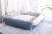 Cannie NEW Comfortabele - Hondenmand - Hondenbed - Warme Winter - 60*50*16 - Blauw