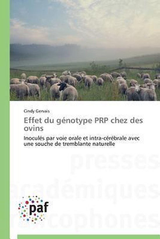 Omn.Pres.Franc.- Effet Du Génotype Prp Chez Des Ovins - cover