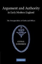 Argument and Authority in Early Modern England