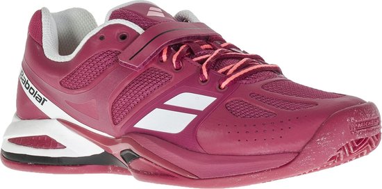 Trouwens Strak een beetje Babolat Propulse BPM Clay Tennisschoenen - Maat 40.5 - Vrouwen -  roze/wit/zwart | bol.com
