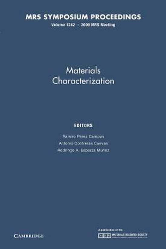 Materials Characterization 9781107406780 Onbekend Boeken bol