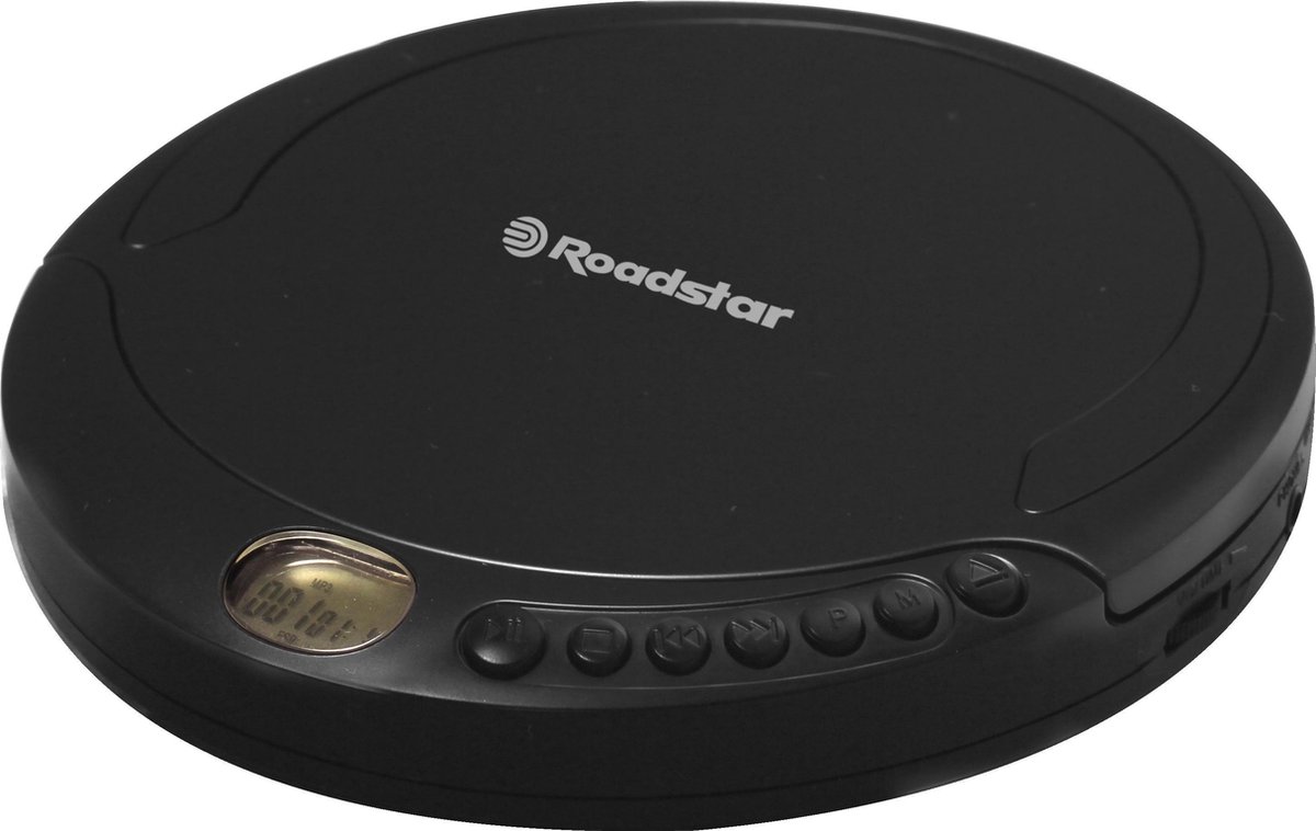 Roadstar PCD-498MP Portable CD player Zwart