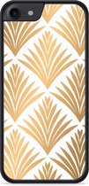 iPhone 8 Hardcase hoesje Art Deco Gold - Designed by Cazy