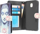 Samsung Galaxy J3 2017 hoesje - CaseBoutique - Boeddha print - Kunstleer