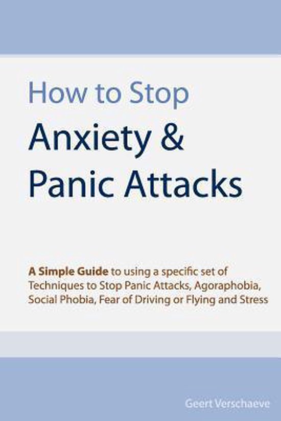 How to Stop Anxiety & Panic Attacks - cover