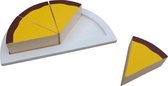 Mama Memo Citroentaart Hout 16 Cm Geel