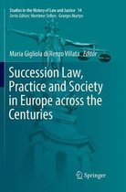 Studies in the History of Law and Justice- Succession Law, Practice and Society in Europe across the Centuries