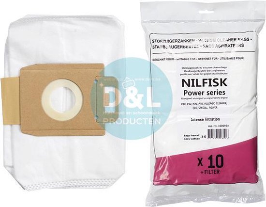 Nilfisk Power Series Sacs d'aspirateurs 10 pièces | bol.com