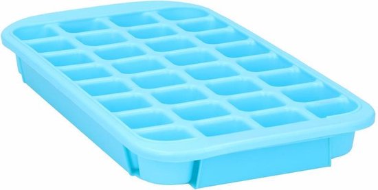 betrouwbaarheid Aan de overkant idioom XL ijsblokjes vorm 32 blokjes blauw - ijsblokjesvorm | bol.com