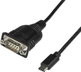 StarTech.com UCB-C naar seriële adapter- USB C naar RS232 kabel - USB C naar DB9 kabel adapter - Windows / macOS / Linux compatibel - USB / seriële kabel - DB-9 (M) naar USB-C (M) - 40 cm - d