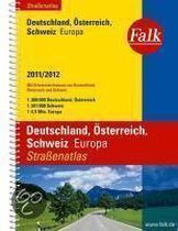 Strassenatlas Deutschland, Österreich, Schweiz Europa 2011 / 2012 Falk