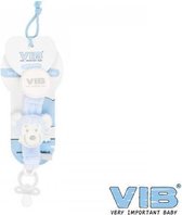 VIB® - Speenkoord Aap - Blauw - Babykleertjes - Baby cadeau