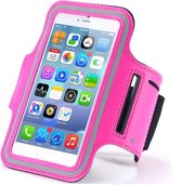 Xssive Universele Sport Armband maat M voor smartphones 4 inch o.a. Apple iPhone 4/4s, iPhone 5/5s, iPhone SE Pink