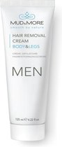 MUD&MORE - Hair Removal Cream Body&Legs MEN - 125 ml -