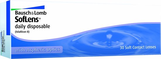 +5.50 - SofLens® Daily Disposable - 30 pack - Daglenzen - BC 8.60 - Contactlenzen